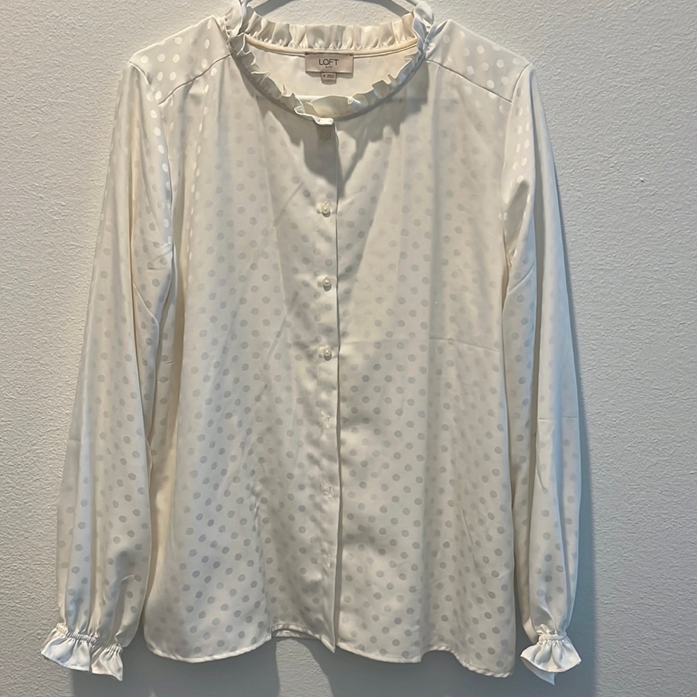 LOFT long sleeve blouse